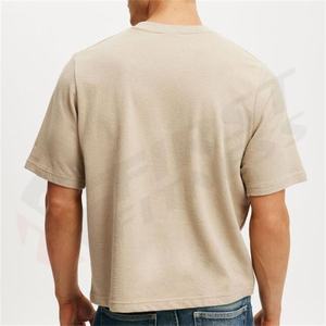 Camisetas Casuales de Algodón Satinado con Hombros Caídos, Diseño Personalizado, 280 g/m², Peso Pesado, Estilo Oversize, para Hombre, Marca Propia, Antiencogimiento - Product Image 2
