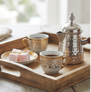 Silver Plated Stainless Steel <b>Tea</b> Pot With Wooden Handle Traditional Design Polished Finish Round Shape - Product Image 4