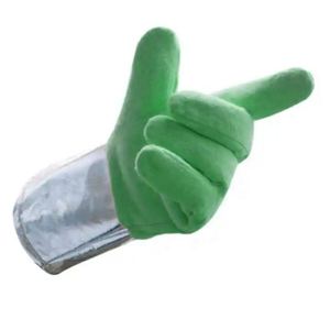 Guantes de Soldadura de Cuero y Aluminio de Primera Calidad para la Seguridad del Soldador, Guantes de Soldadura de Cuero Dividido con Función Anticalor - Product Image 3