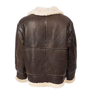 Chaqueta de motociclista de corte ajustado, chaqueta de cuero con cuello alto, cierre de cremallera, ropa de otoño, chaqueta estilo motociclista para hombre - Product Image 4