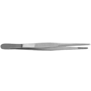 FLAVIO MEDICOS Pinzas Quirúrgicas Dentadas para Aplicación de Apósitos 5.5 Pulgadas 1x2 Dientes Instrumento Manual para Operaciones Certificado CE Clase II - Product Image 4
