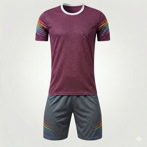 Customized Color High Quality Soccer Uniform 100 Percent Polyester Soccer Uniform Team Wear Soccer Uniform Hot Selling <b>Cheap</b> - Product Image 3