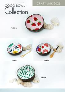 Bol en laque de coque de noix de coco fait à la main, design personnalisé, bol décoratif écologique, fabricant vietnamien - Product Image 2