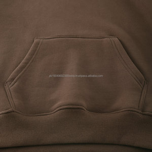 Sweat-shirt à capuche unisexe en coton multicolore 400 grammes, motif uni, automne-hiver 2025 - Product Image 5