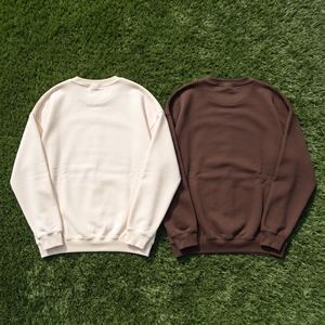 OEM Heavyweight Puff Printed Crewneck <b>Sweatshirts</b> 100% Cotton Fleece <b>Sweatshirt</b> Unisex <b>Long</b> Sleeve Puffer Printing Sweat Shirts - Product Image 6
