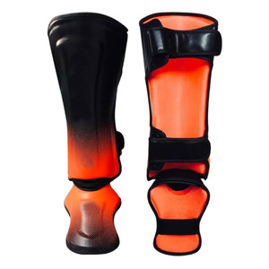 Protection de tibia professionnelle en cuir léger pour MMA, conception personnalisée, vente en gros - Product Image 1