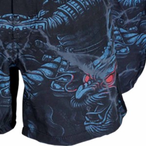 กางเกงขาสั้น MMA สำหรับเล่นยิมคิกบ็อกซิ่งกางเกงขาสั้นผ้าระบายอากาศพิมพ์ซับลิเมชันตามสั่ง - Product Image 4