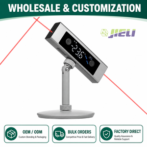 Détecteur d'angle numérique 0.2 °   Niveau <span class=keywords><strong>laser</strong></span> LED de précision avec inclinomètre numérique magnétique USB pour chantier - Product Image 1