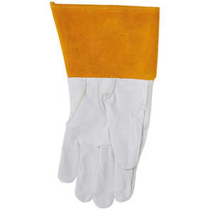 Guantes de Trabajo de Seguridad para Soldadura TIG/MIG, Resistentes al Calor, de Cuero Vacuno, Precio al por Mayor, Antideslizantes, Servicio OEM - Product Image 3