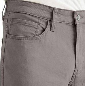 Jean pour homme en coton et polyester, coupe droite, délavé moyen - Product Image 3