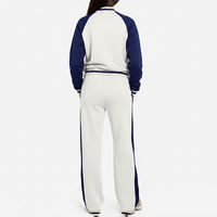 Ensemble de survêtement personnalisé pour femme : sweat à capuche uni, veste polaire et pantalon de jogging – Vêtements de sport en gros de haute qualité avec marque privée
