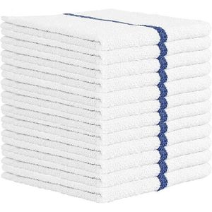 Paños de Cocina Nabob 100% Algodón, Paquete de 12, Tamaño 14x17, para Uso en Cocina, Baño y Hogar - Product Image 1