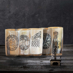 Vaso de Degustación de Whisky de Cuerno de Búfalo Auténtico, Hecho a Mano, Tradicional, para Regalo o Colección - Product Image 5