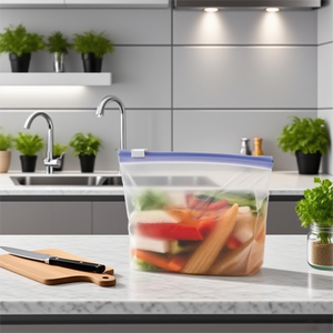 Bolsas de Plástico con Cierre Personalizadas con Logotipo para Almacenamiento de Alimentos Congelados y Frescos - Product Image 5