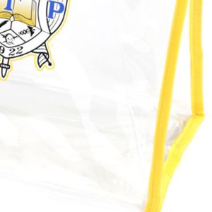 White Sigma Gamma Rho <b>Clear</b> Tote <b>Bag</b> Greek Sorority Letter Transparent Shoulder Handbag Women Campus Stadium Carry <b>Bag</b> Custom - Product Image 3