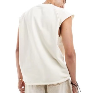 เสื้อกล้ามผู้ชายสุดเท่ คุณภาพพรีเมียม เสื้อออกกำลังกาย ฟิตเนส รับผลิตแบบ OEM ODM ระบายอากาศ แห้งเร็ว เป็นมิตรกับสิ่งแวดล้อม ผ้าฝ้าย 100% - Product Image 2