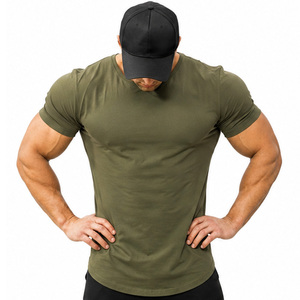 T-shirt de sport pour homme, durable, extensible, respirant, séchage rapide, vêtements de sport pour l'entraînement, logo personnalisé, fournisseur de vêtements de sport sur mesure - Product Image 1