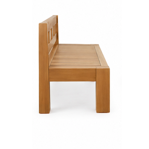 Solid Teak <b>Wood</b> Outdoor Garden <b>Bench</b> Patio Park Seating Furniture for Poolside Hotel Resort Terrace Courtyard Backyard - Product Image 3