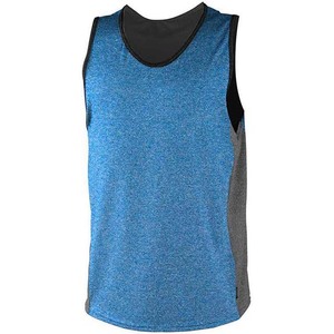เสื้อกล้ามออกกำลังกายผู้ชายแบบไม่มีแขน ยี่ห้อ OEM ระบายอากาศได้ดี เหมาะสำหรับเล่นกล้าม ขายราคาถูก ผลิตจากผ้าฝ้ายผสมสแปนเด็กซ์ - Product Image 6