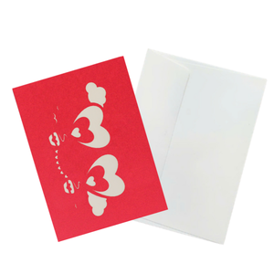Wholesale Elegant Love Balloon 3D Pop Up Card With Envelope, Custom Wedding/Valentine 3D Greeting Card, <b>Handmade</b> <b>Paper</b> Art - Product Image 5