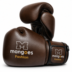 Premium Leather MMA <b>Gloves</b> Hand <b>Grips</b> for Closure Shock Absorbing Foam Comfortable Fit Unisex OEM ODM Wholesale - Product Image 1
