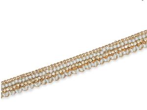 Tela de Encaje de Diseño para Novias, Encaje Guipur Floral Bordado con Lentejuelas y Cuentas para Vestidos de Novia, Decoración de Prendas de Moda - Product Image 6