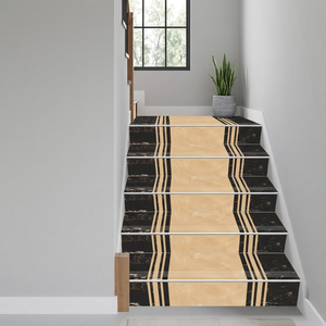 Luxury 200x1200mm Non-Slip Matte Porcelain <b>Step</b> Riser Tiles for Hall & Outdoor Staircases-Rustic Design 10mm Thickness - Product Image 5