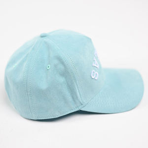 หมวกกอล์ฟแบบแห้งเร็ว 5-6 แผง สำหรับทุกเพศ  หมวกเบสบอลกันน้ำ  ทรงโค้ง  ผ้าโพลีเอสเตอร์ 100% สีพื้น - Product Image 3