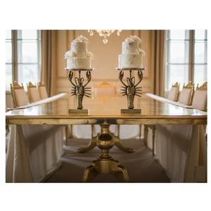 Base para Pastel de Alta Calidad con Diseño de Langosta, de Aluminio Fundido, Moderna, con Acabado en Latón, Novedad, para Mesa de Comedor, Decoración para Bodas y Aniversarios - Product Image 5