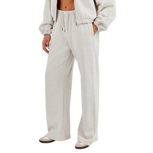 Women's Cropped Full Zip Hooded Tracksuit Set Fitted <b>Long</b> <b>Sleeve</b> <b>Top</b> Straight Leg Trousers Elastic Waist Two Piece Casual Outfit - Product Image 5