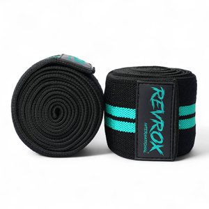 Equipo de Gimnasio Profesional para Levantamiento de Pesas con Logotipo Personalizado, Rodilleras y Coderas Ajustables de Nailon Elástico Suave para Adultos, Personalizables - Product Image 2