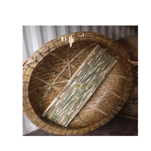 เรือไม้ไผ่สานมือคุณภาพพรีเมียม สำหรับตกแต่งสวน ขายส่ง - Product Image 1