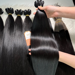 Paquetes de un solo donante Hueso Recto Color negro natural Cabello vietnamita crudo Longitud larga Proveedor de alta calidad - Product Image 3