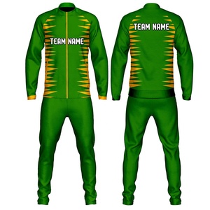 Chándal moderno de sublimación para hombre con cremallera, de poliéster, para entrenamiento, correr, hacer ejercicio en el gimnasio, fitness y actividades diarias informales. - Product Image 2