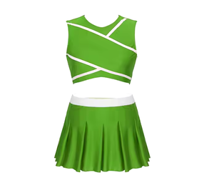 Conjuntos de entrenamiento de alta calidad para equipos de porristas: Sujetadores y shorts de sublimación para práctica de porristas, uniformes de porristas personalizados. - Product Image 3