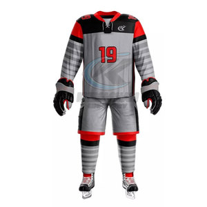 Uniforme de hockey sobre hielo personalizado de alta calidad, 100% poliéster, uniforme de equipo para hockey sobre hielo en venta - Product Image 2