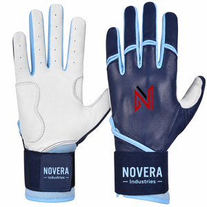 Gants de frappe de baseball rembourrés, respirants, légers, personnalisables, unisexes, avec support professionnel du poignet en cuir de mouton - Product Image 3