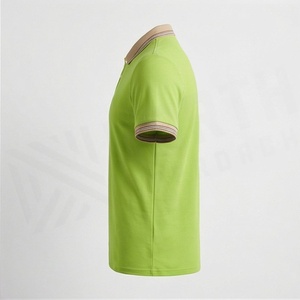 เสื้อโปโลผู้ชายผ้าฝ้ายคุณภาพพรีเมียมแบบกำหนดเอง คอตั้ง โลโก้ ระบายอากาศได้ดี เสื้อผ้ากีฬา สีตามสั่ง - Product Image 3
