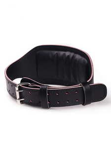 Cinturón de Entrenamiento de Cuero Vacuno Transpirable con Logotipo Personalizado, Hebilla de Palanca Ajustable, Protección Profesional para Levantamiento de Pesas y Peso Muerto - Product Image 3