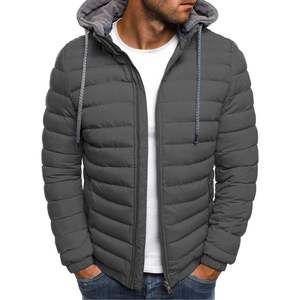 <b>Men</b>’s Cold Weather Puffer <b>Jacket</b> Hooded Winter Quilted Coat Warm Insulated <b>Lightweight</b> Windproof Outdoor Casual <b>Jacket</b> - Product Image 6