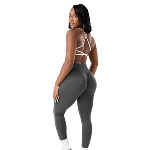 Leggings Deportivos de Cintura Alta sin Costuras para Mujer, Ajuste Ceñido, para Gimnasio, Yoga, Compresión Elástica, Ropa Deportiva - Product Image 3