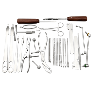 Kit d'instruments chirurgicaux orthopédiques et traumatologiques Ariston International Professional Small Fragment Instruments Set 30 pièces, manuel, acier inoxydable allemand - Product Image 4