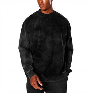 Sudaderas de Invierno para Hombre, Ecológicas, Transpirables, de Corte Regular, Servicio OEM ODM, Nueva Llegada, Lavado Ácido, 100% Algodón Felpa - Product Image 5