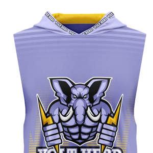 Maillot de football sans manches à capuche pour garçons, motif éclair sublimé, personnalisable avec nom d'équipe et numéro de joueur, vêtements pour adolescents - Product Image 4