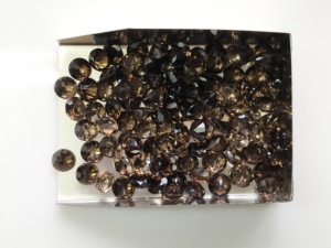 Quartz fumé naturel 6MM, coupe ronde brillante, pierre précieuse de qualité supérieure pour la fabrication de bijoux - Product Image 5