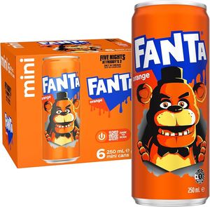 Bebida Carbonatada Fanta Naranja, 6 Latas de 330 ml, Refresco con Sabor a Frutas, Suministro al por Mayor, Calidad de Exportación - Product Image 3