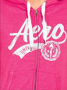 Sweat-shirt à capuche rose pour femme, en coton mélangé, tricoté, coupe classique, style automne - Product Image 4