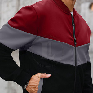 Veste de sport d'hiver de haute qualité 100% coton pour hommes, logo sur le devant, respirante - Product Image 4