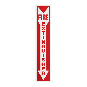 Señal Luminosa de PVC BradyGlo para Extintor de Incendios, para Seguridad en Interiores y Exteriores - Product Image 2