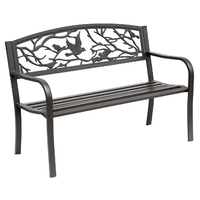 Banc de Jardin Papillon Antique en Fonte
